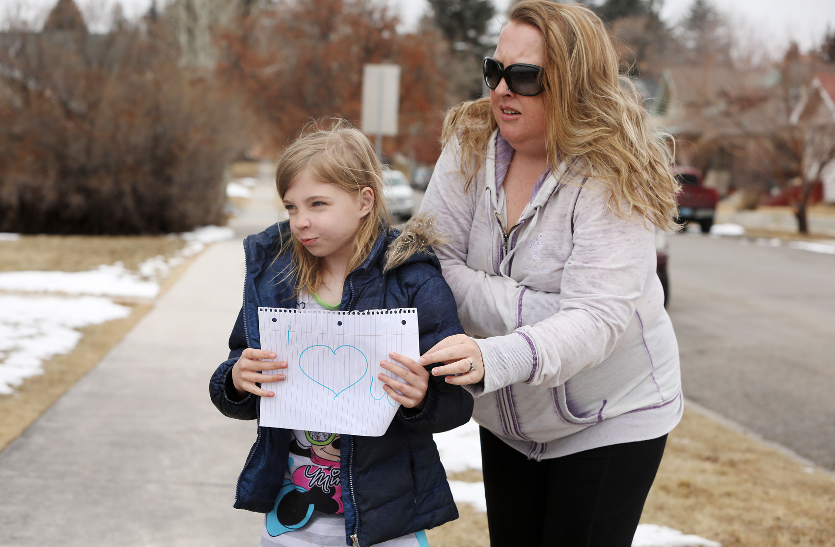 "I Love You" Butte students and teachers share a moment